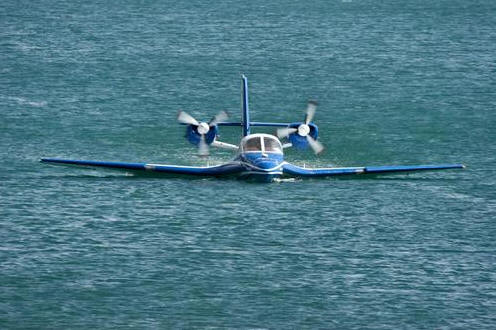 俄罗斯一架水上飞机喷洒农药作业时坠毁_私人飞机网